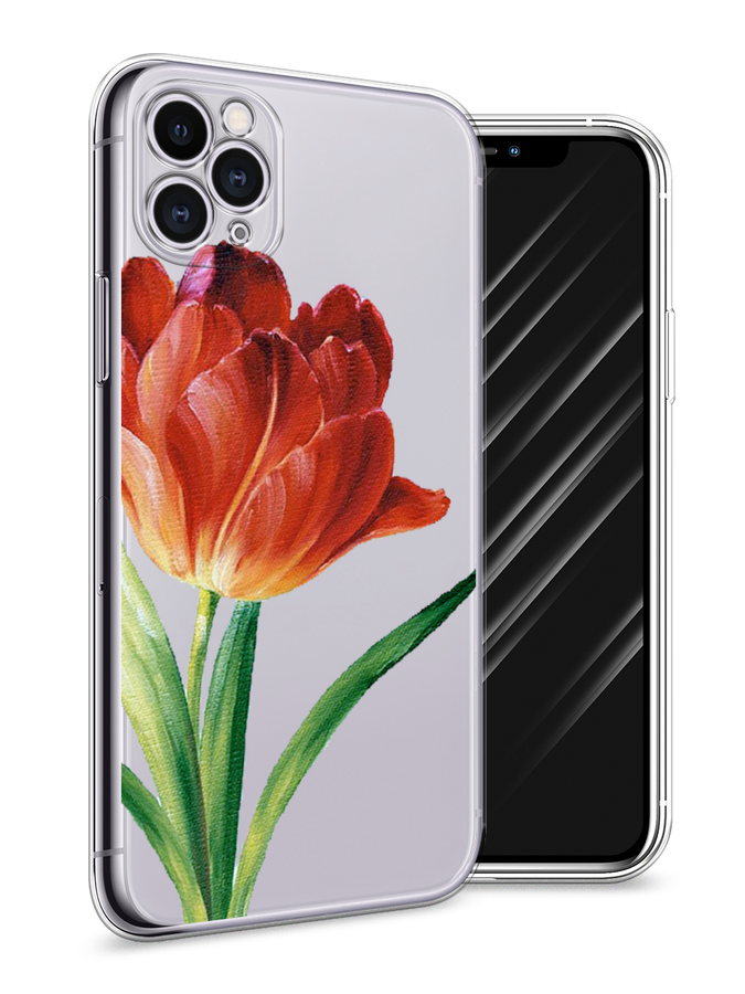 

Чехол Awog на Apple iPhone 11 Pro / Айфон 11 Pro "Красный тюльпан", Разноцветный, 12350-8