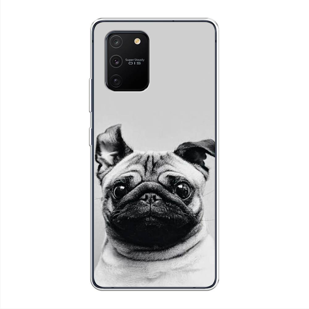 

Чехол Awog на Samsung Galaxy A91/S10 Lite "Ушастый мопс", Разноцветный, 29950-1