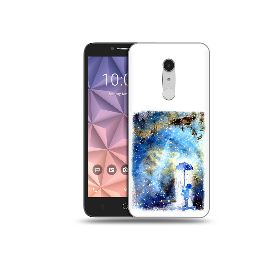

Чехол MyPads Tocco для Alcatel A3 XL мальчик в небе, Прозрачный, Tocco