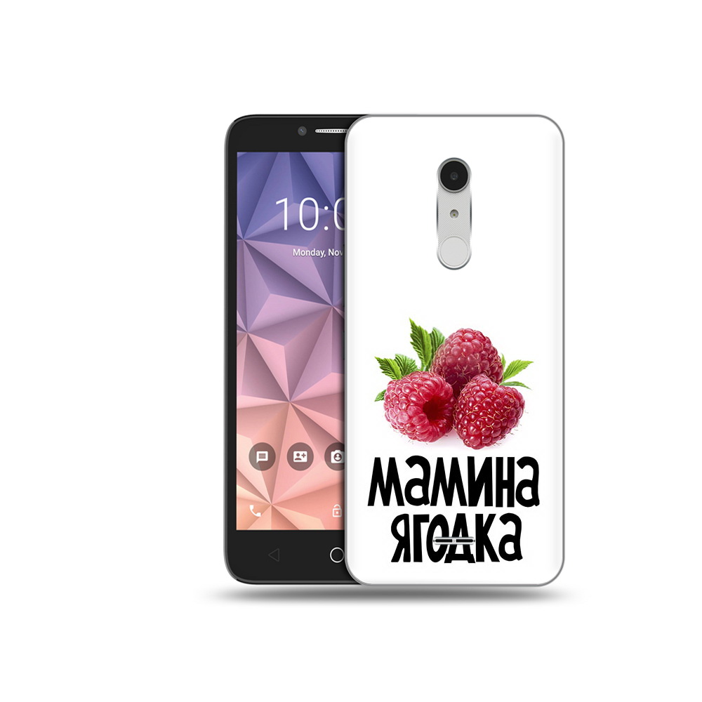 

Чехол MyPads Tocco для Alcatel A3 XL мамина ягодка, Прозрачный, Tocco