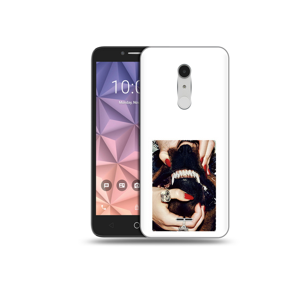 

Чехол MyPads Tocco для Alcatel A3 XL маникюр, Прозрачный, Tocco