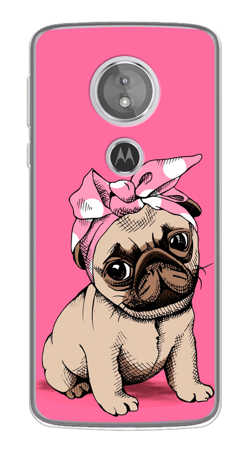 

Чехол Awog на Motorola Moto G6 Play / Моторола Мото G6 Плэй "Dog Pin-Up", Разноцветный, 240950-2
