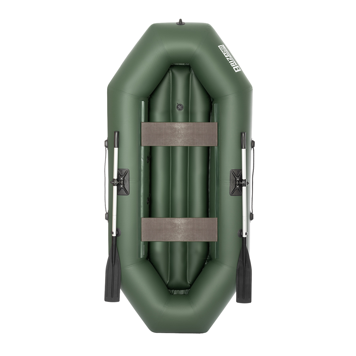 Лодка Тонар Бриз 2,6 x 1,23 м с надувным дном зеленая