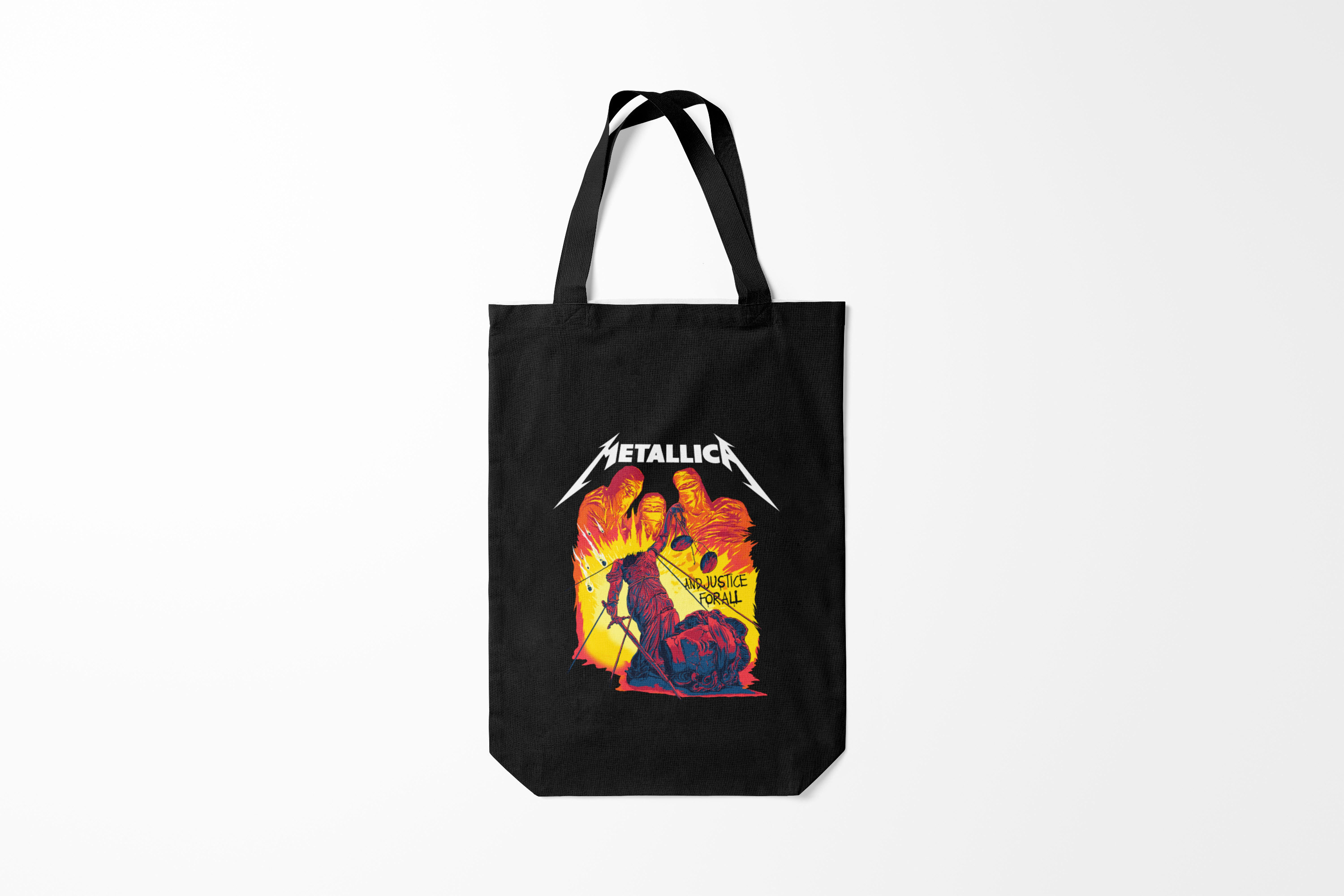 

Сумка шoппер унисекс Burnettie Metallica Justice for all, черный, Metallica Justice for all
