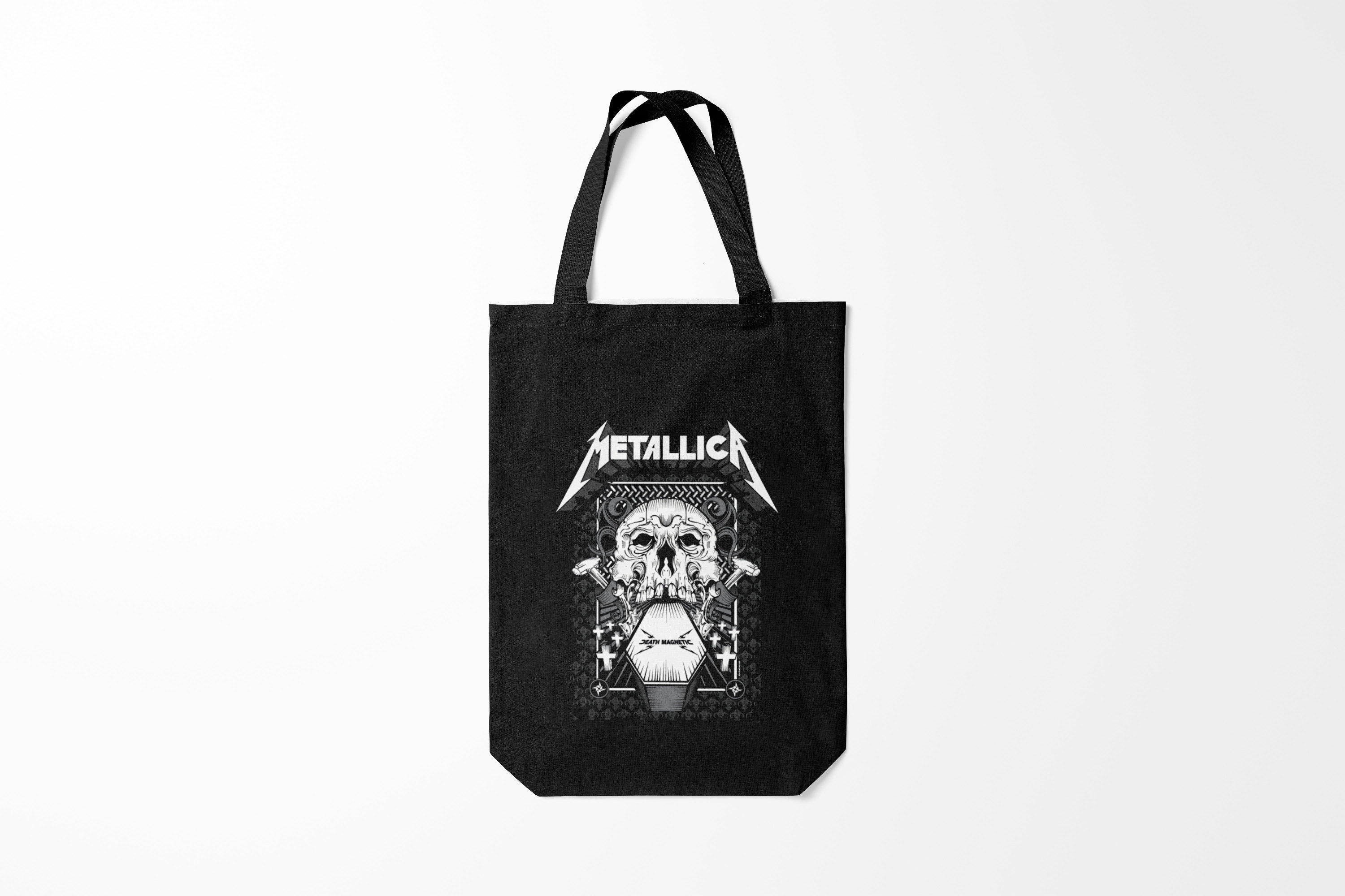 

Сумка шoппер унисекс Burnettie Metallica Death magnetic, черный, Metallica Death magnetic