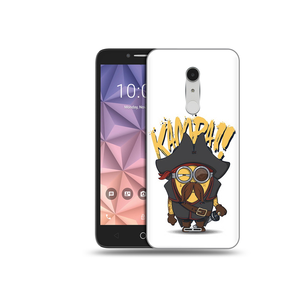 

Чехол MyPads Tocco для Alcatel A3 XL миньон пират, Прозрачный, Tocco