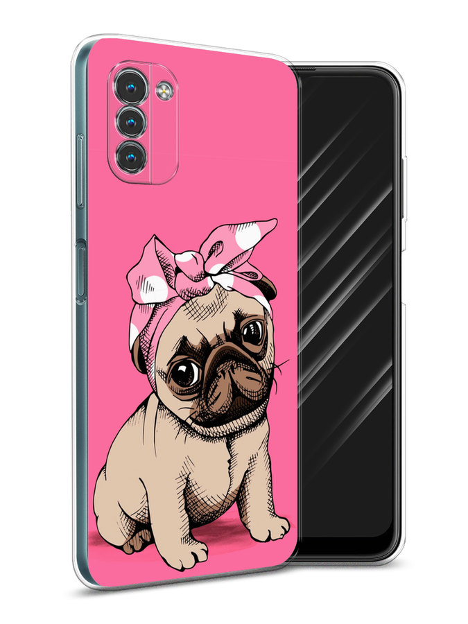

Чехол Awog на Nokia G11 / Нокиа G11 "Dog Pin-Up", Разноцветный, 125150-2