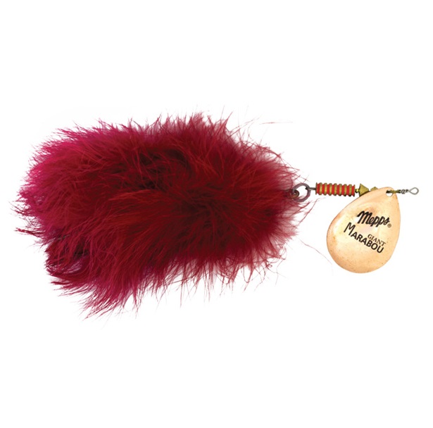

Блесна вращающаяся Mepps GIANT MARABOU Copper/Red (блистер), Красный, C_GMARA3_06