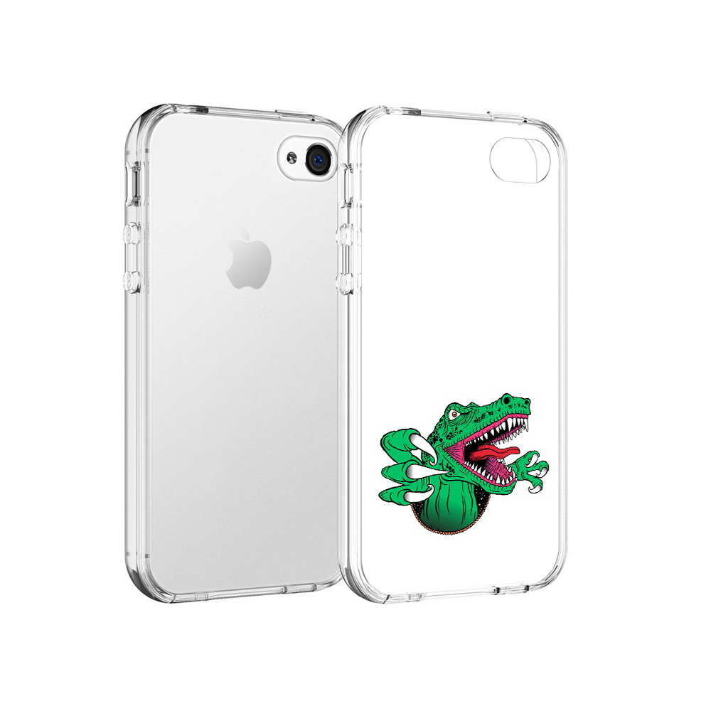 

Чехол MyPads Tocco для Apple iPhone 4 крокодил, Прозрачный, Tocco