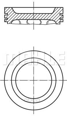

Поршень Mahle/Knecht 0303402 Dm.81.01 +0.50