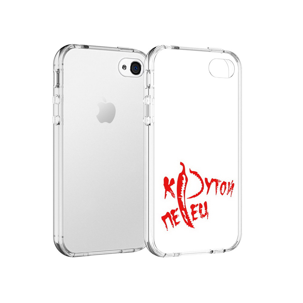 

Чехол MyPads Tocco для Apple iPhone 4 крутой перец, Прозрачный, Tocco