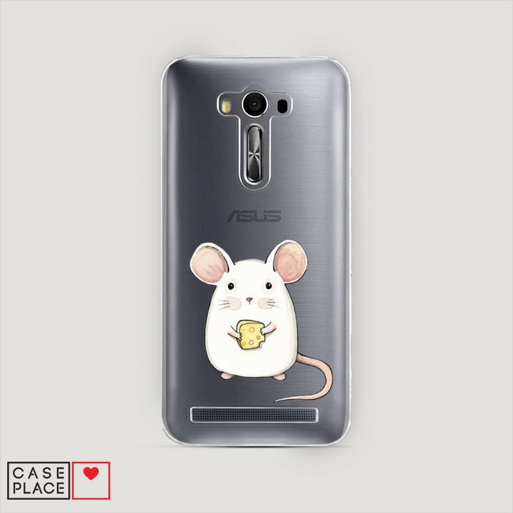

Чехол Awog на Asus Zenfone 2 Laser ZE500KL "Мышка", Белый;розовый;прозрачный, 40150-1