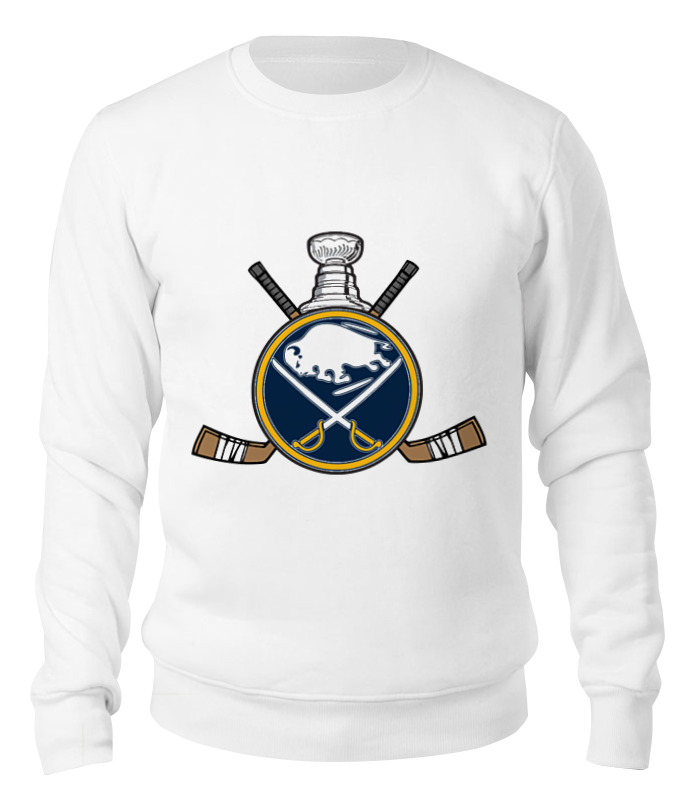 

Свитшот унисекс Printio Buffalo sabres белый L, Buffalo sabres