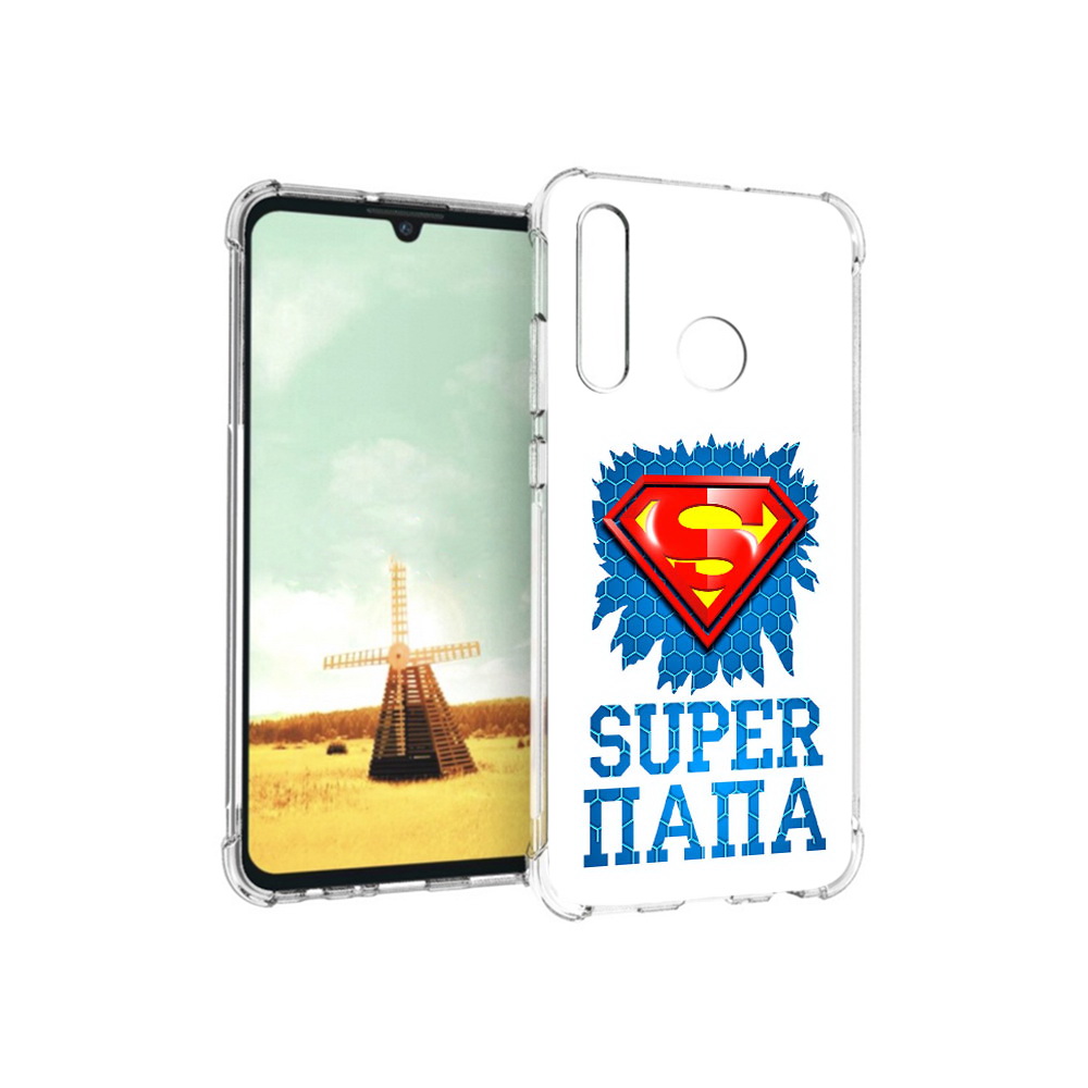 

Чехол MyPads Tocco для Huawei P Smart+ Супер Папа, Прозрачный, Tocco