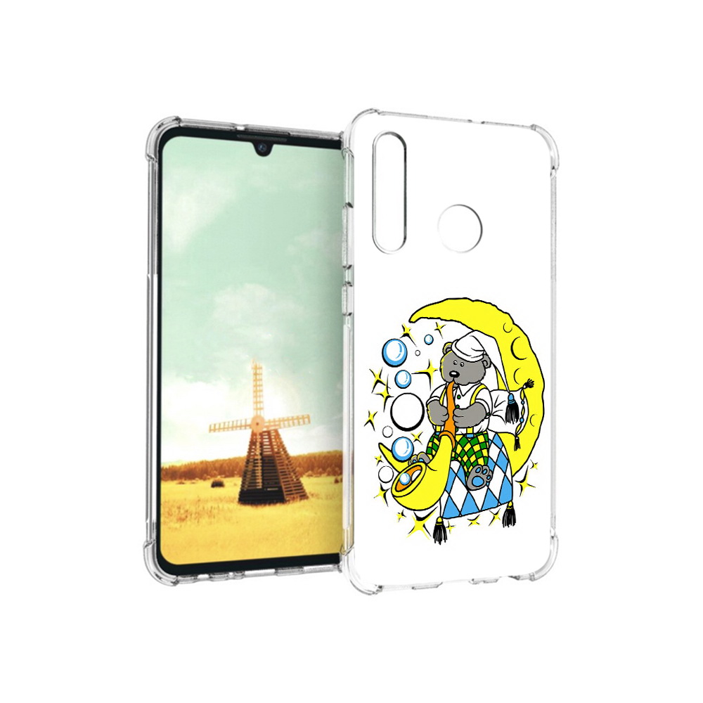 

Чехол MyPads Tocco для Huawei P Smart+ Сырная луна, Прозрачный, Tocco