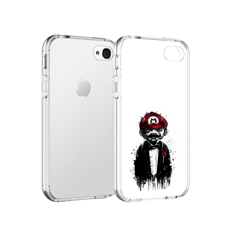 

Чехол MyPads Tocco для Apple iPhone 4 марио, Прозрачный, Tocco