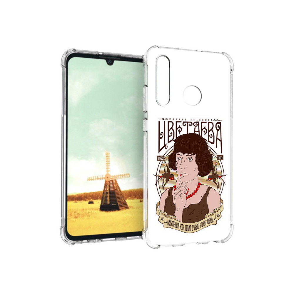 

Чехол MyPads Tocco для Huawei P Smart+ Цветаева, Прозрачный, Tocco