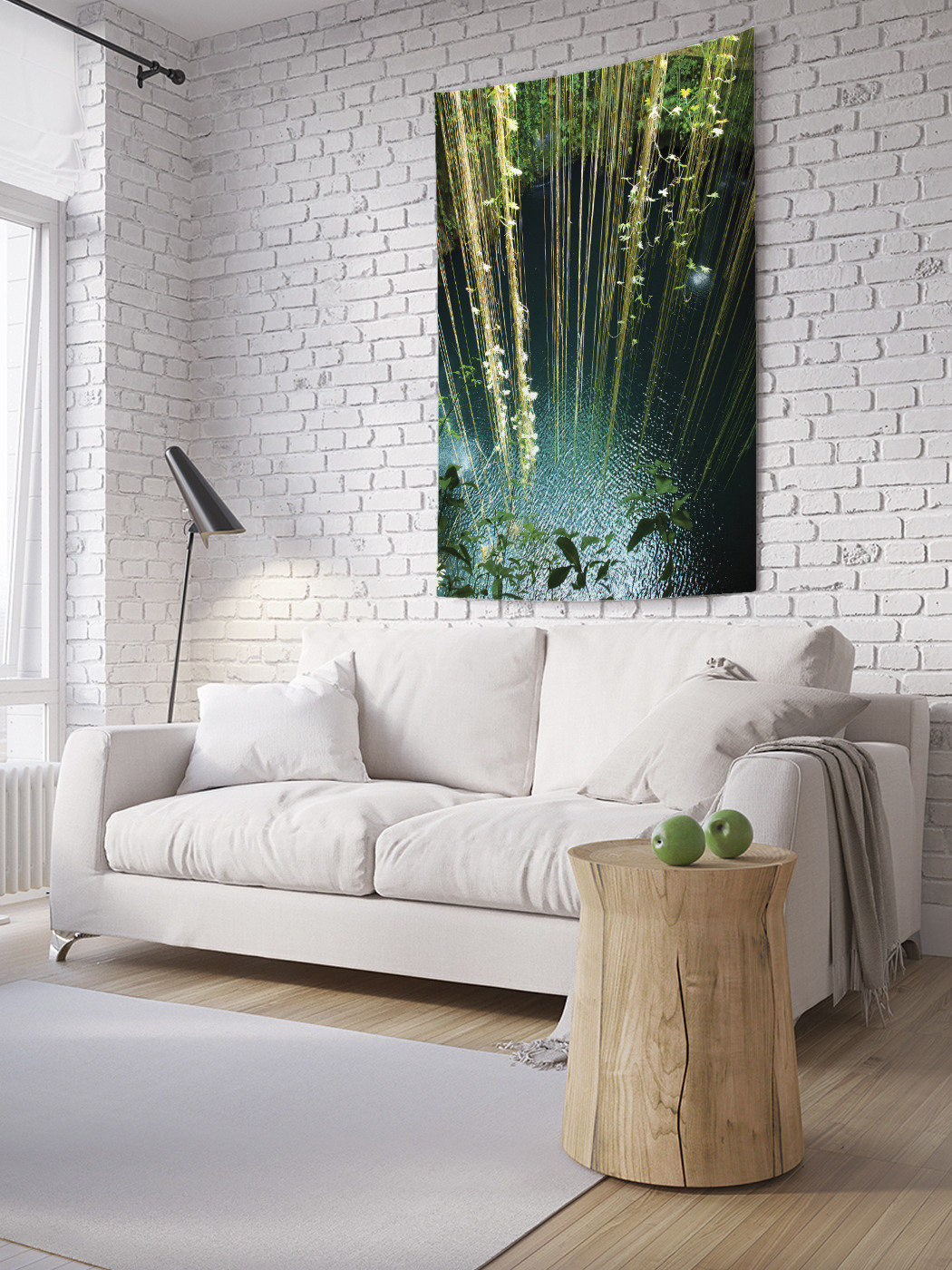 

Вертикальное фотопанно на стену JoyArty Пещерное озеро 150x200 см, Пещерное озеро