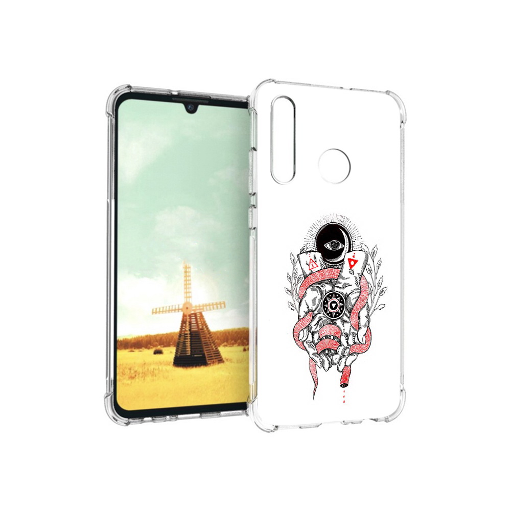 

Чехол MyPads Tocco для Huawei P Smart+ абстрация связанные руки, Прозрачный, Tocco
