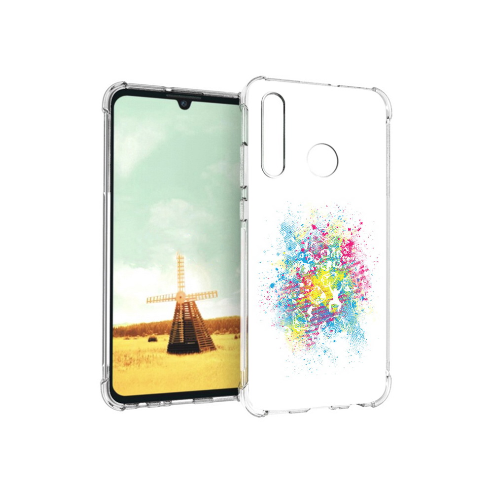 

Чехол MyPads Tocco для Huawei P Smart+ акварель абстракция, Прозрачный, Tocco