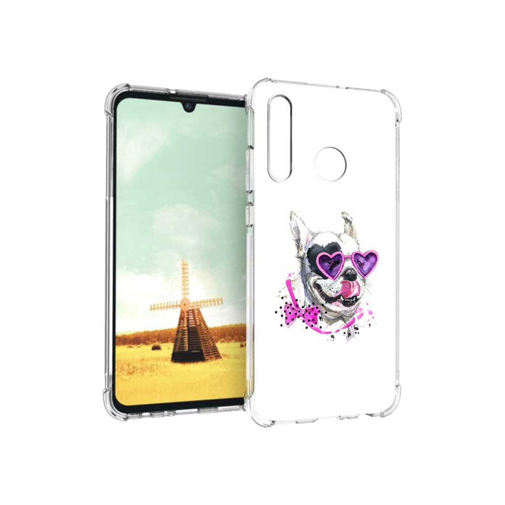 

Чехол MyPads Tocco для Huawei P Smart+ акварельный пёс, Прозрачный, Tocco