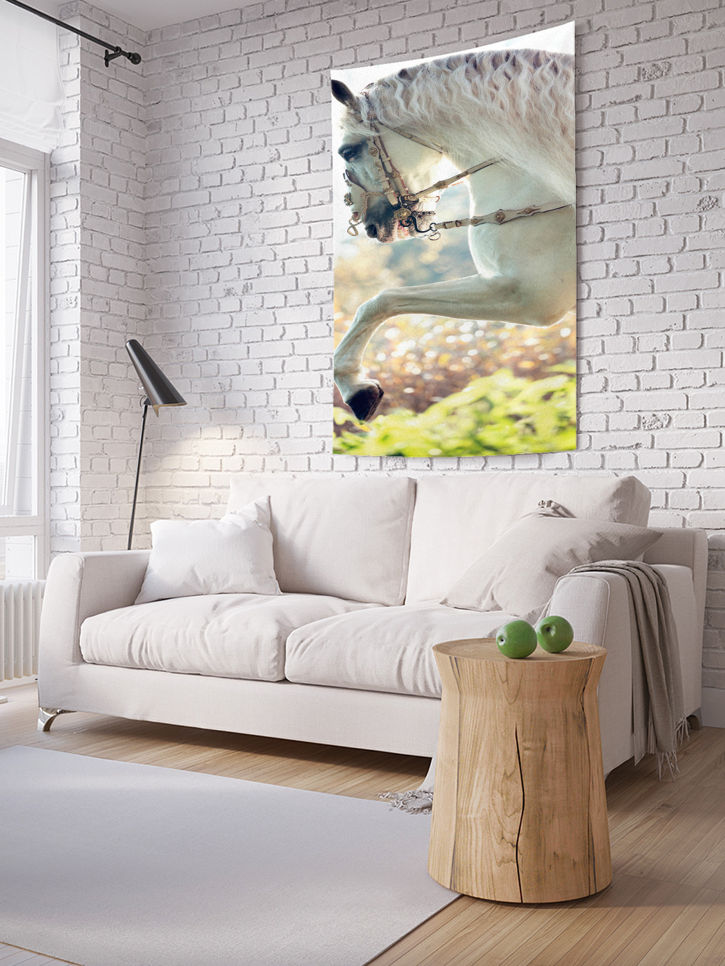 

Вертикальное фотопанно на стену JoyArty Ухоженная лошадь 150x200 см, Ухоженная лошадь
