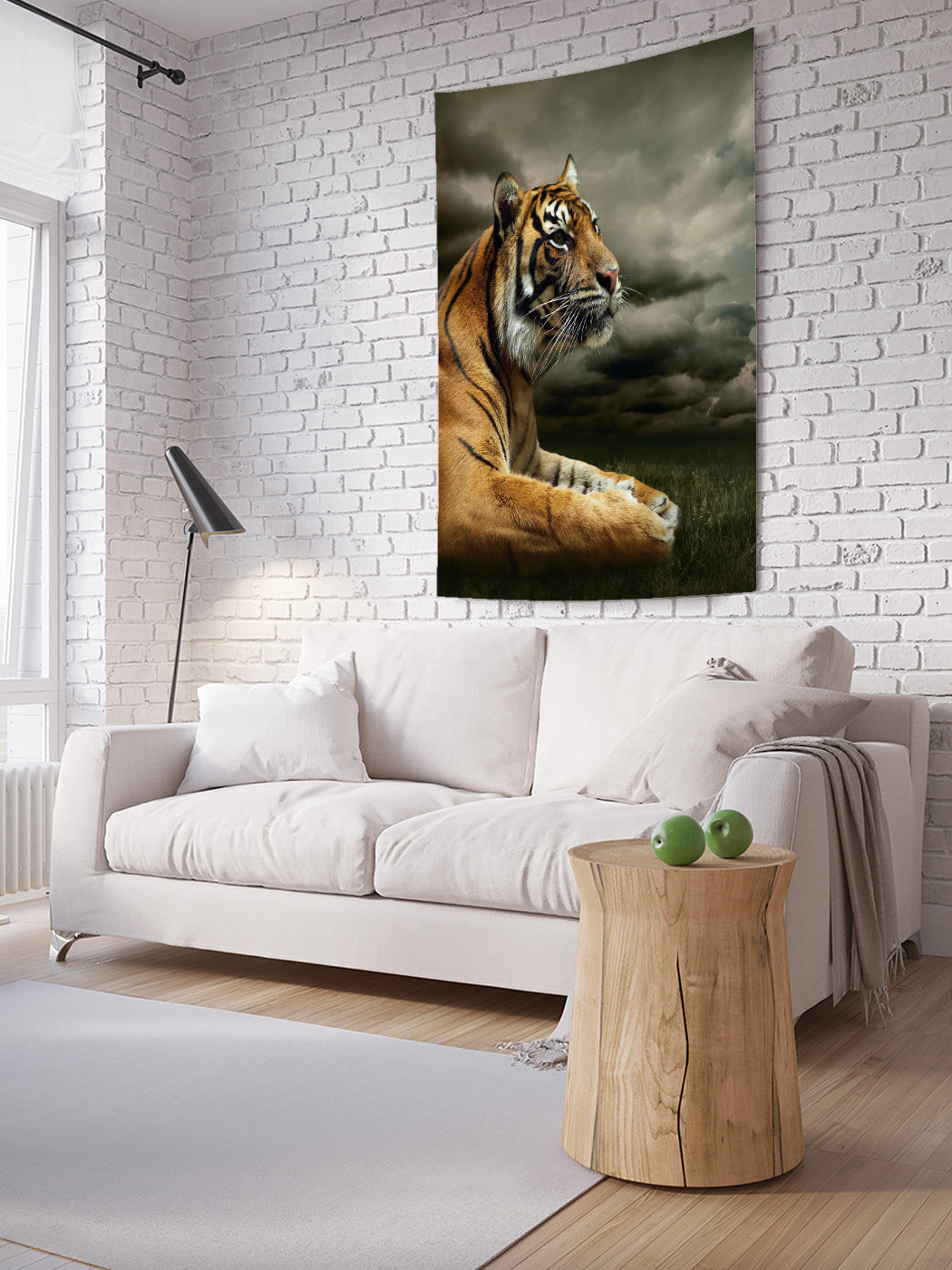 

Вертикальное фотопанно на стену JoyArty Мудрость тигра 150x200 см, Мудрость тигра