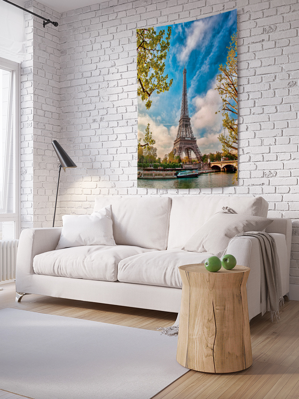 

Вертикальное фотопанно на стену JoyArty Вершина эйфелевой башни 150x200 см, Вершина эйфелевой башни