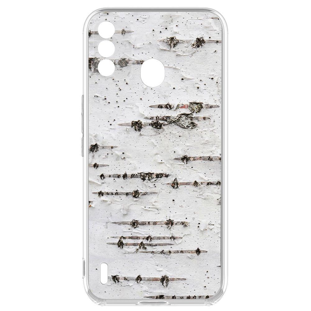 

Чехол-накладка Krutoff Clear Case Березка для Itel A48, Прозрачный
