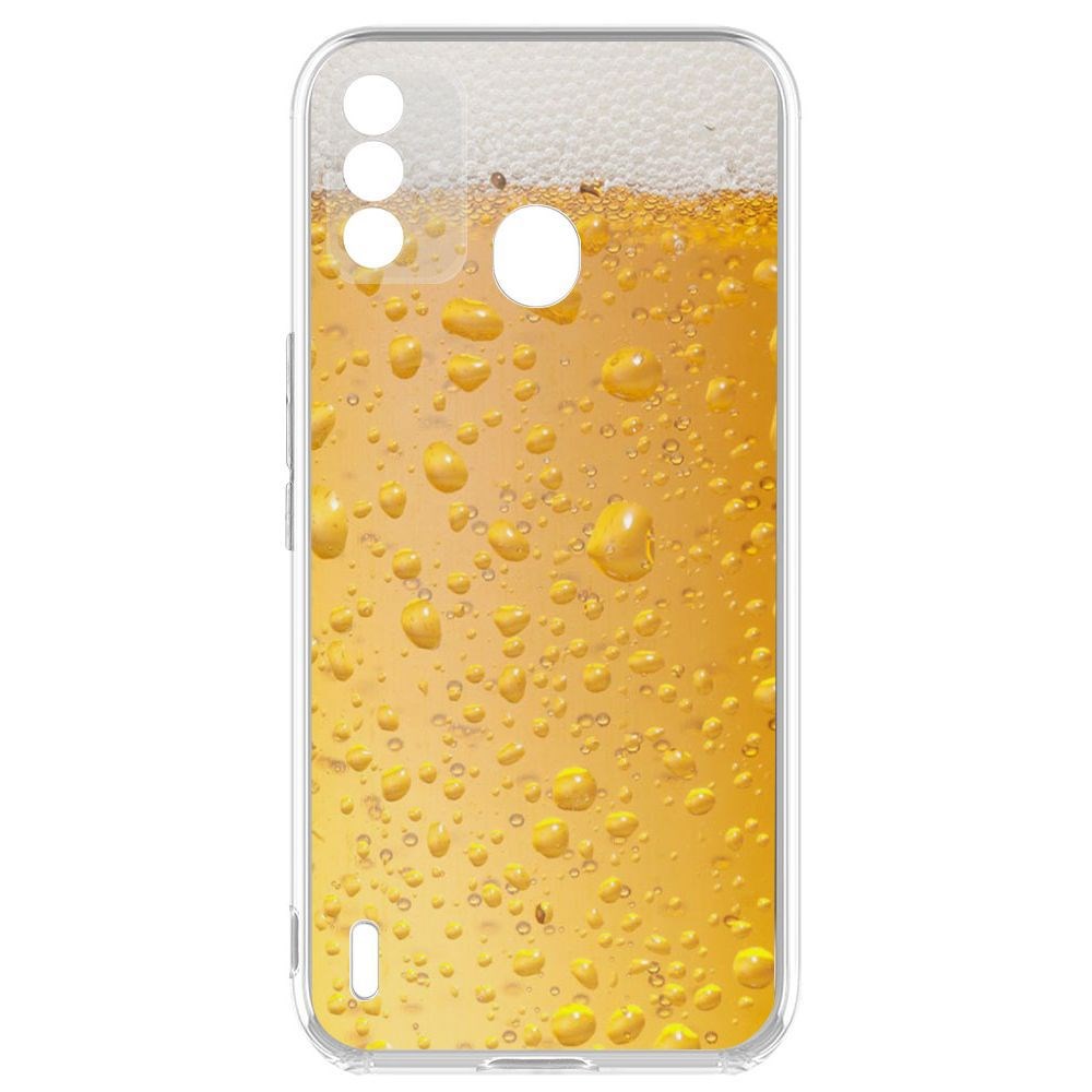 

Чехол-накладка Krutoff Clear Case Пенное для Itel A48, Прозрачный