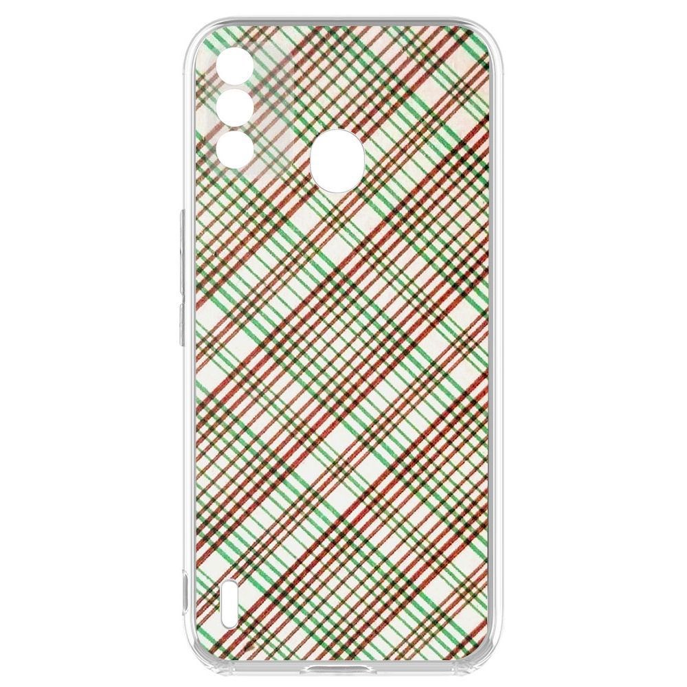 

Чехол-накладка Krutoff Clear Case Рубашка карты для Itel A48, Прозрачный