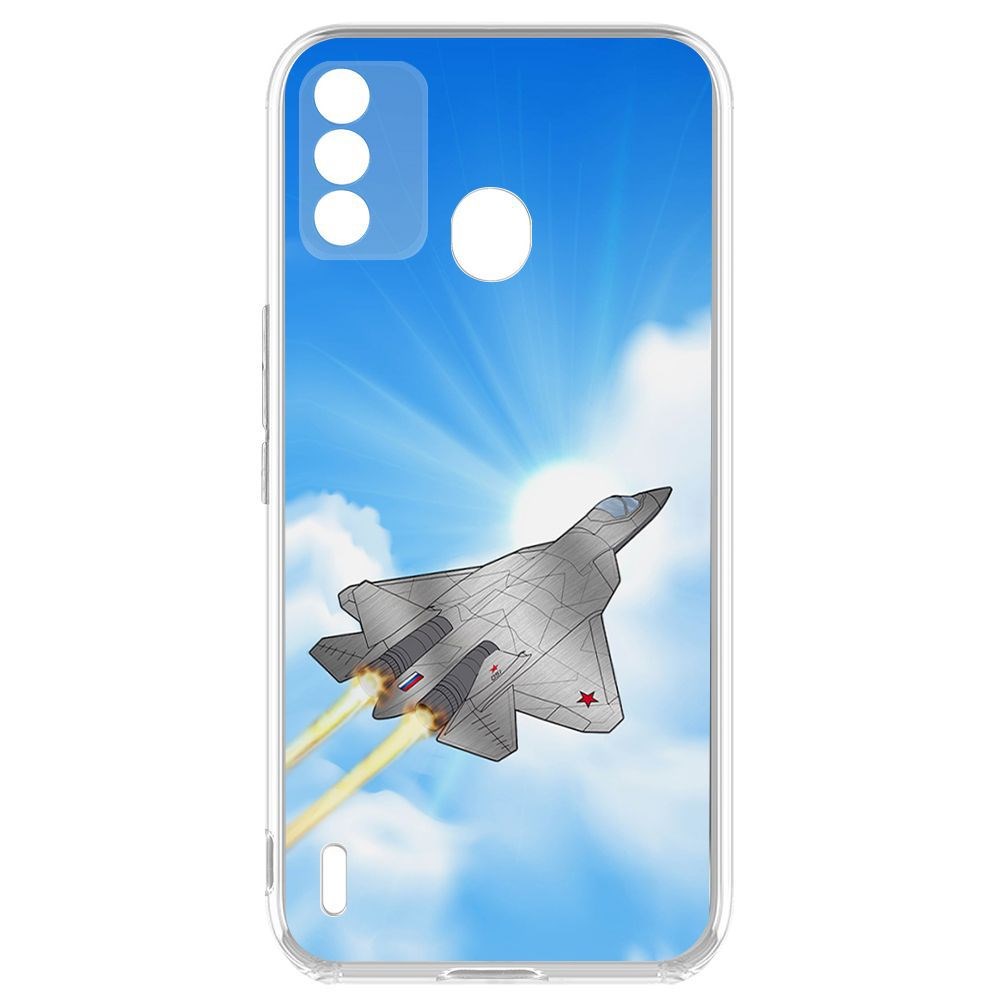 

Чехол-накладка Krutoff Clear Case СУ-57 для Itel A48, Прозрачный