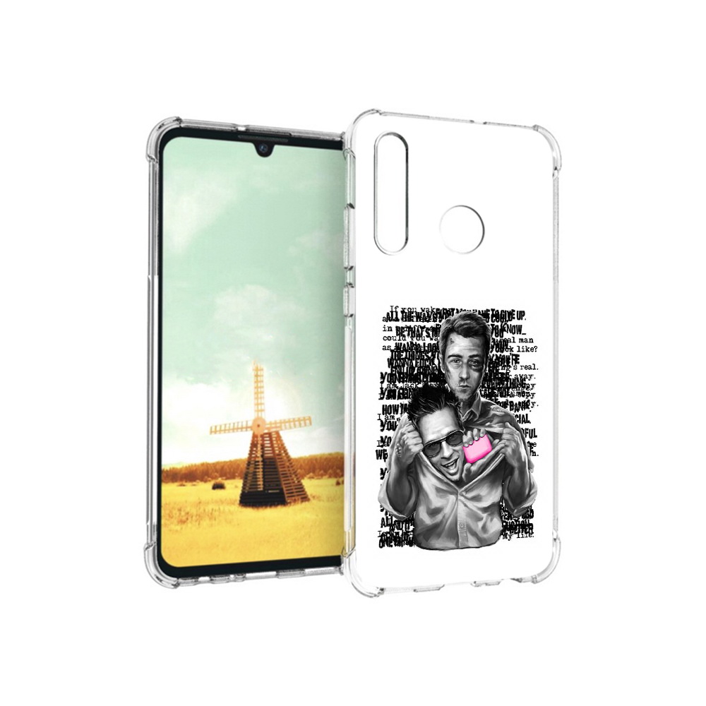 

Чехол MyPads Tocco для Huawei P Smart+ бойцовский клуб, Прозрачный, Tocco