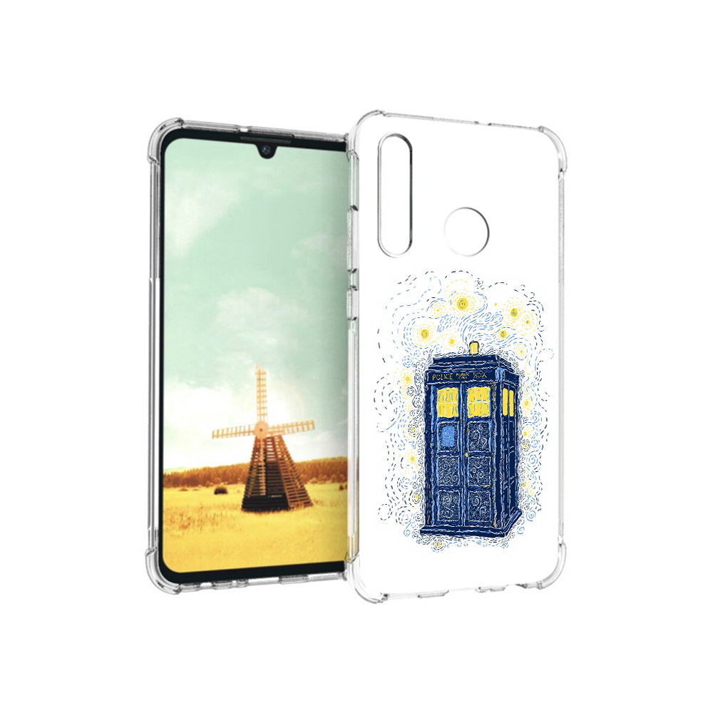 

Чехол MyPads Tocco для Huawei P Smart+ будка рисунок, Прозрачный, Tocco