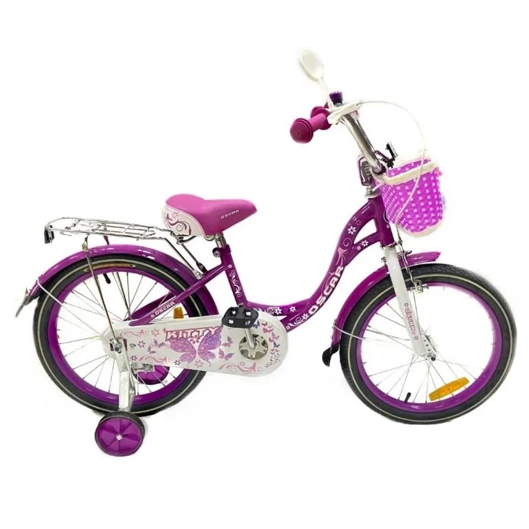 фото Велосипед 20 oscar kitty фиолетовый/белый