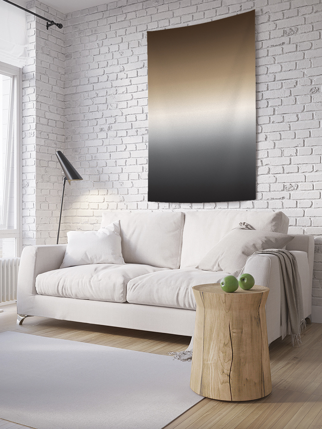 

Вертикальное фотопанно на стену JoyArty Поверхность с градиентом 150x200 см, Поверхность с градиентом