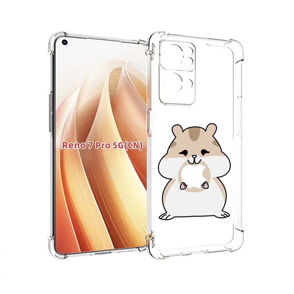 

Чехол MyPads любитель-яблок детский для OPPO Reno7 Pro 5G, Прозрачный, Tocco