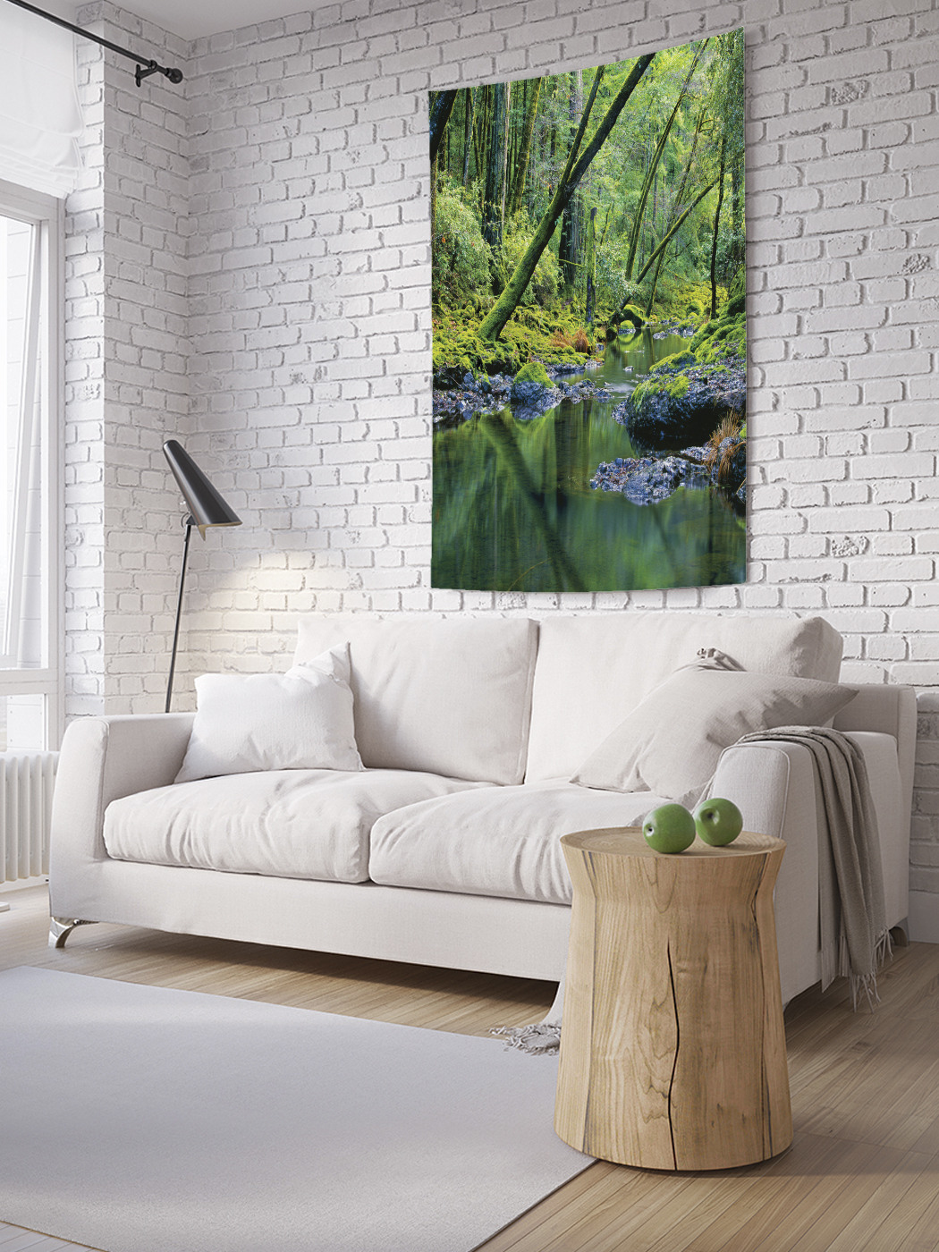 

Вертикальное фотопанно на стену JoyArty Лесной берег 150x200 см, Лесной берег