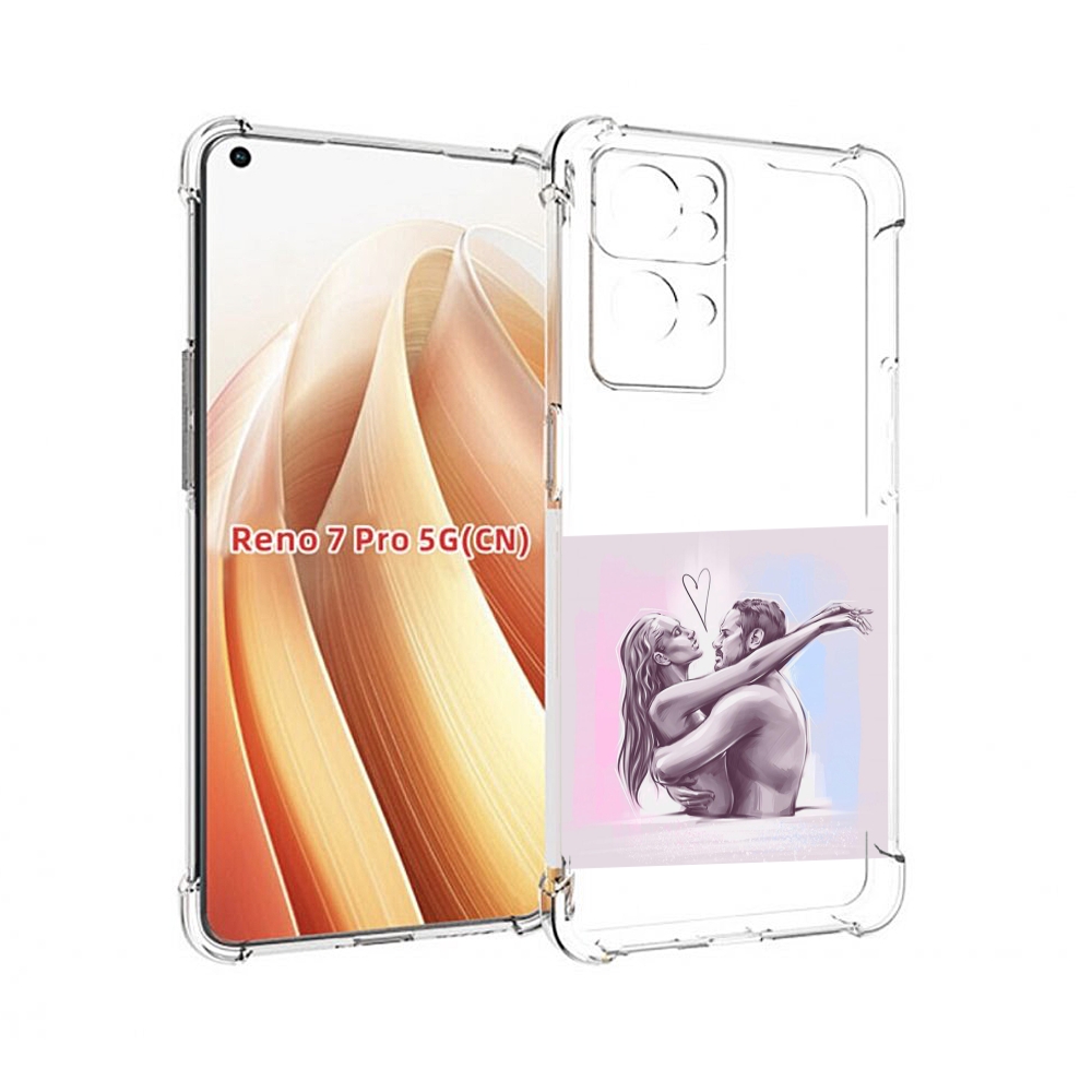 

Чехол MyPads любовные-тела для OPPO Reno7 Pro 5G, Прозрачный, Tocco