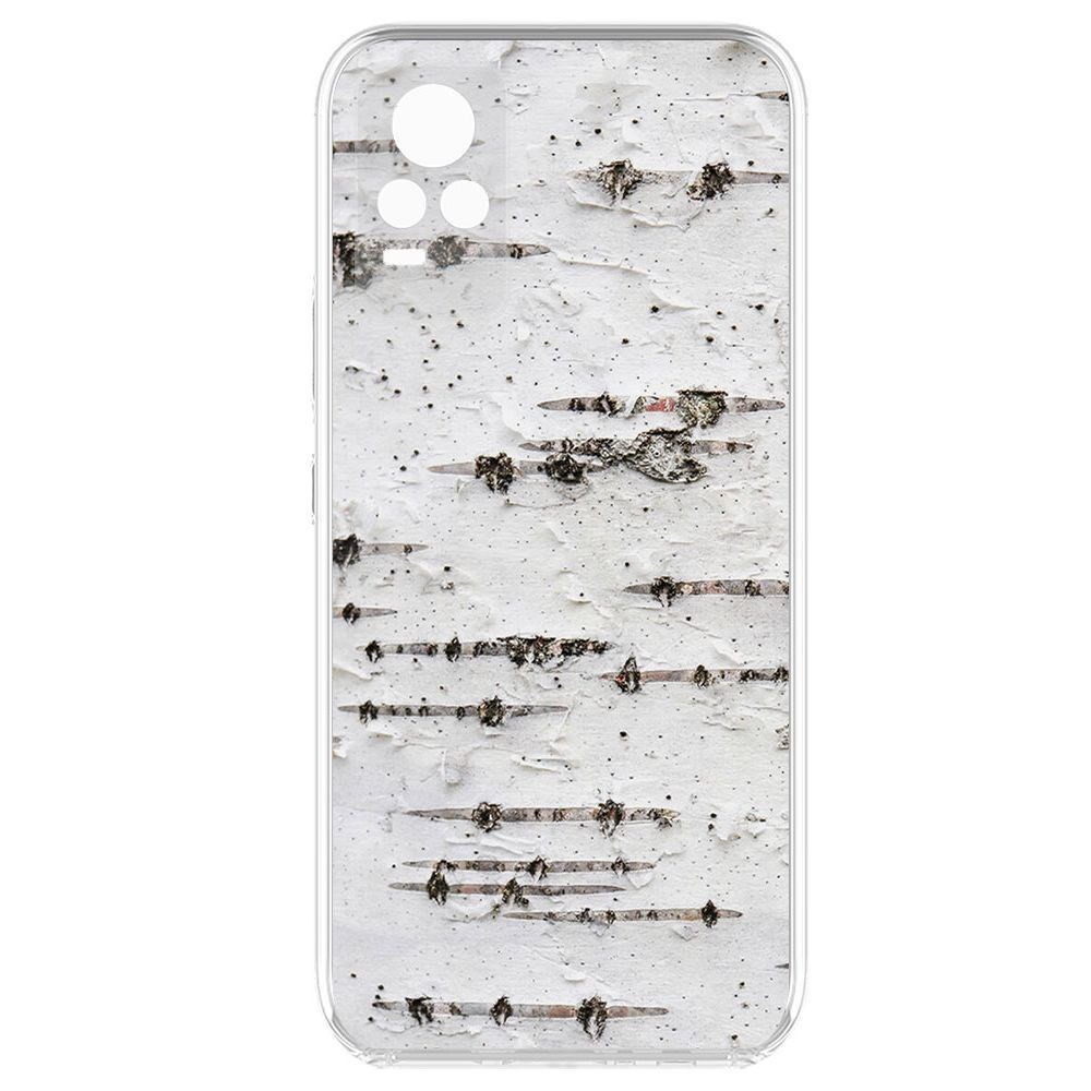 

Чехол-накладка Krutoff Clear Case Березка для Vivo V21e