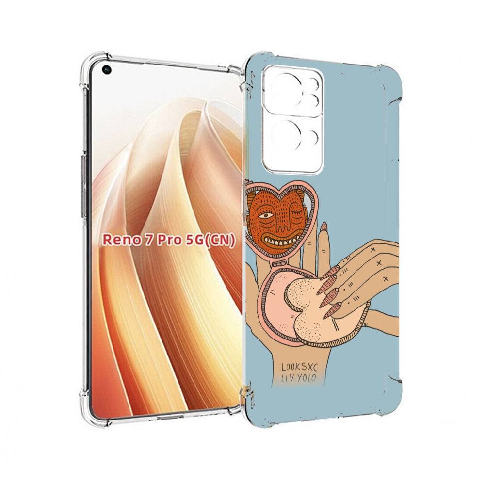 

Чехол MyPads макияж картинка женский для OPPO Reno7 Pro 5G, Прозрачный, Tocco