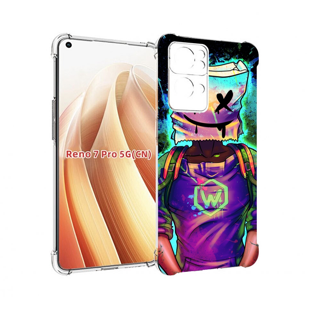 

Чехол MyPads маршмеллоу-глитч для OPPO Reno7 Pro 5G, Прозрачный, Tocco