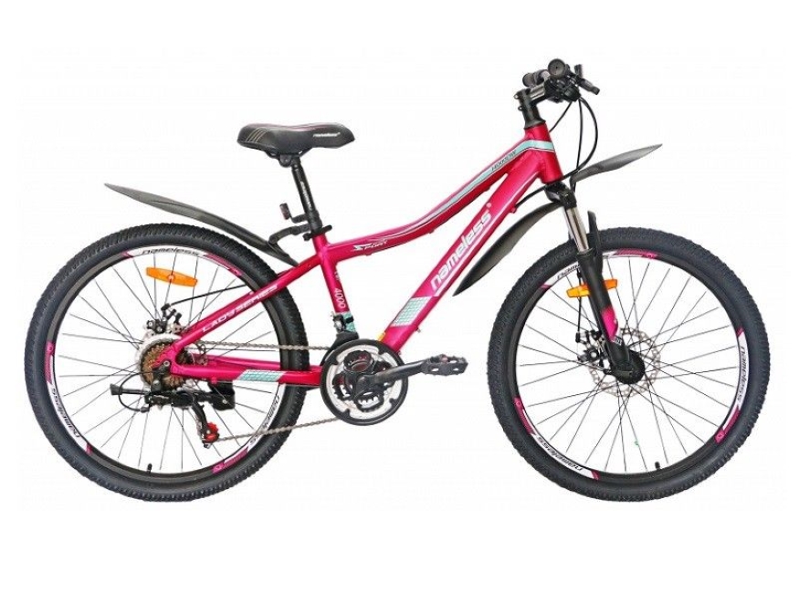 Купить Велосипед 24 Nameless J4000DW розовый/синийJ4000DW-PN/BL-13,