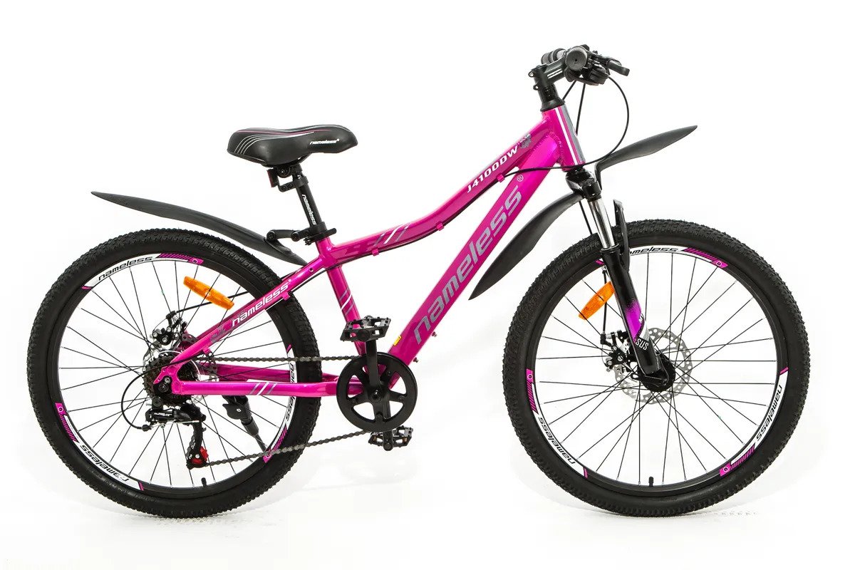 Купить Велосипед 24 Nameless J4100DW фиолетовый/СЕРЫЙJ4100DW-PR/GR-13(21),