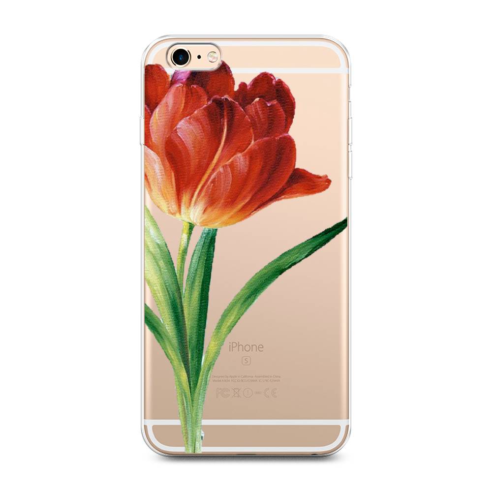 

Чехол Awog на Apple iPhone 6 Plus / Айфон 6 Plus "Красный тюльпан", Разноцветный, 10550-8