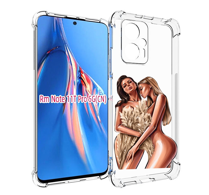 

Чехол MyPads Иллюстрированные-девушки женский для Xiaomi Redmi Note 11T Pro / 11T Pro P..., Прозрачный, Tocco