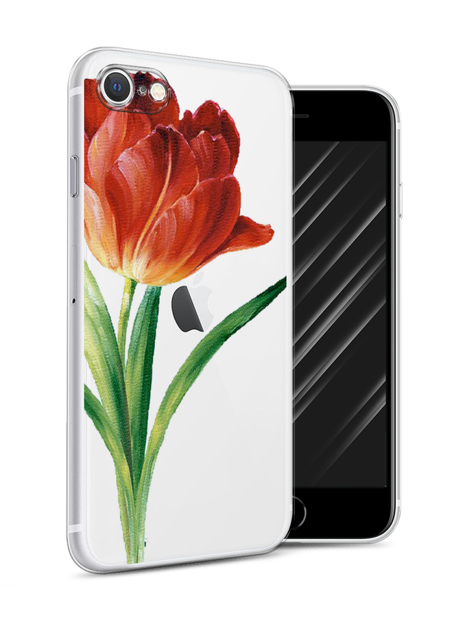 

Чехол Awog на Apple iPhone 7 / Айфон 7 "Красный тюльпан", Разноцветный, 10650-8