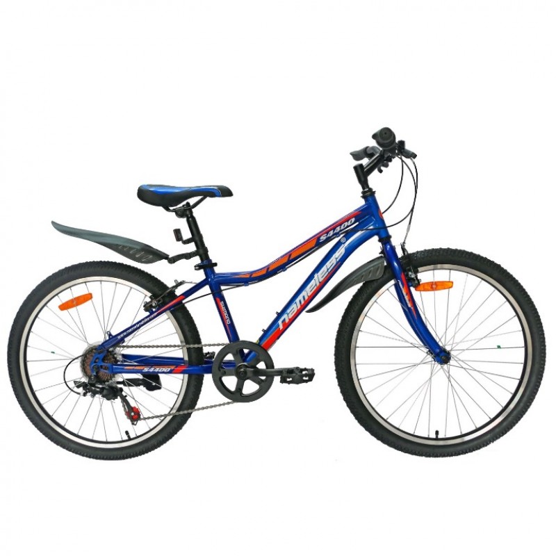 Купить Велосипед 24 Nameless S4400D синий/оранжевый S4400D-BL/OR-13(21),