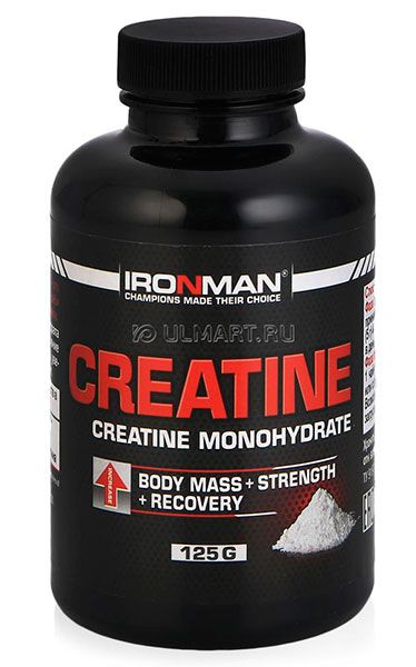 Креатин Ironman Creatine, 125 г, unflavored