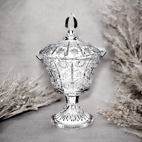 

Конфетница на ножке Lefard, стеклянная, 17 см